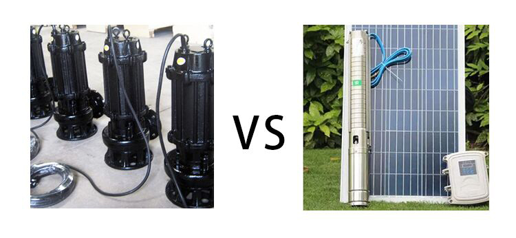 Electric vs. solar water pump