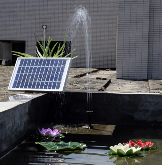 Solar water pond pumps