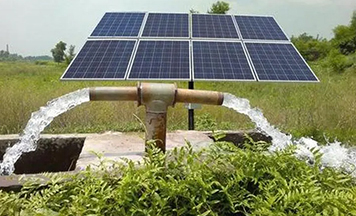 Solar water pump for agriculture