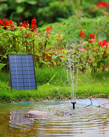 Solar water pump for ponds